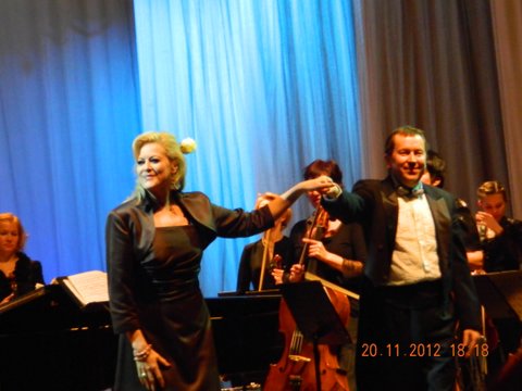 Recital lirico della orchestra tchaikoswky  novembre 2012